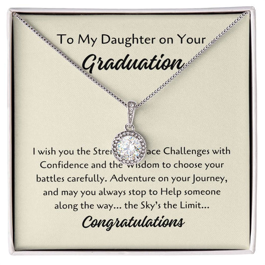 To My Daughter on Your Graduation | Eternal Hope Necklace