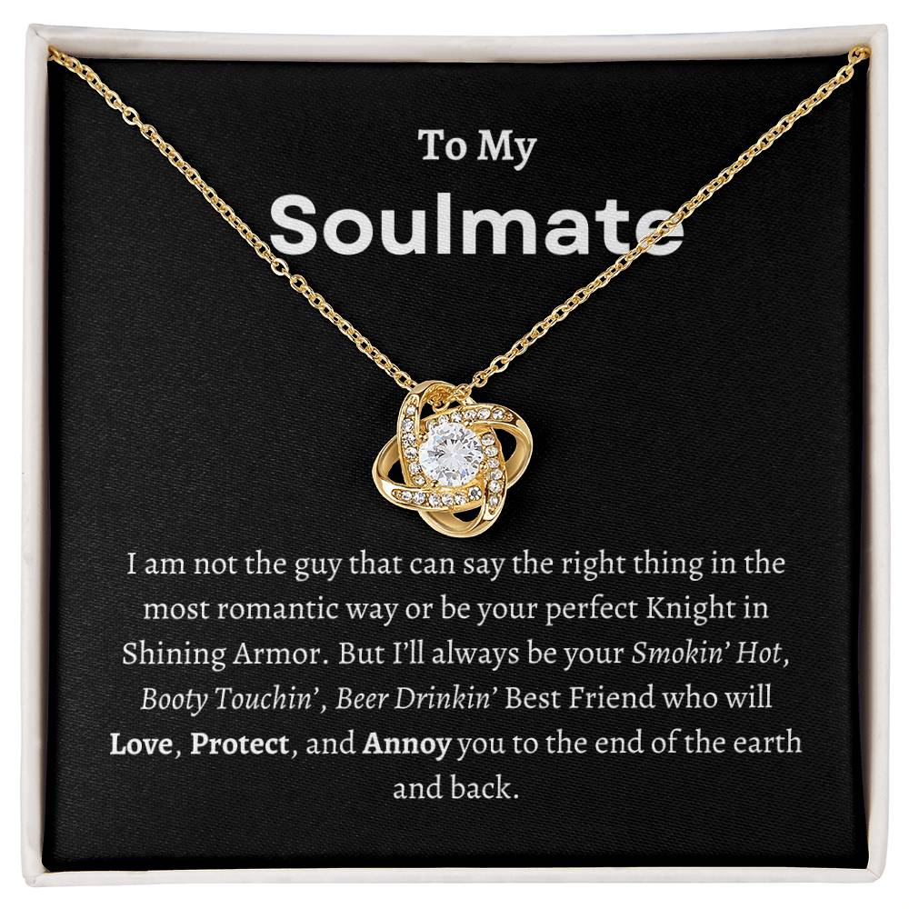 To My Soulmate| Love Knot Necklace