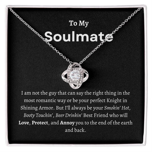 To My Soulmate| Love Knot Necklace