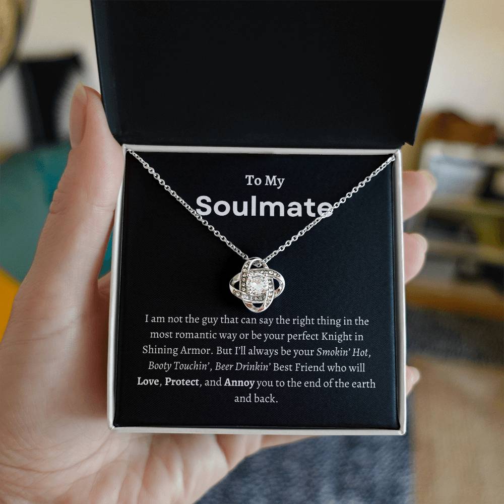 To My Soulmate| Love Knot Necklace