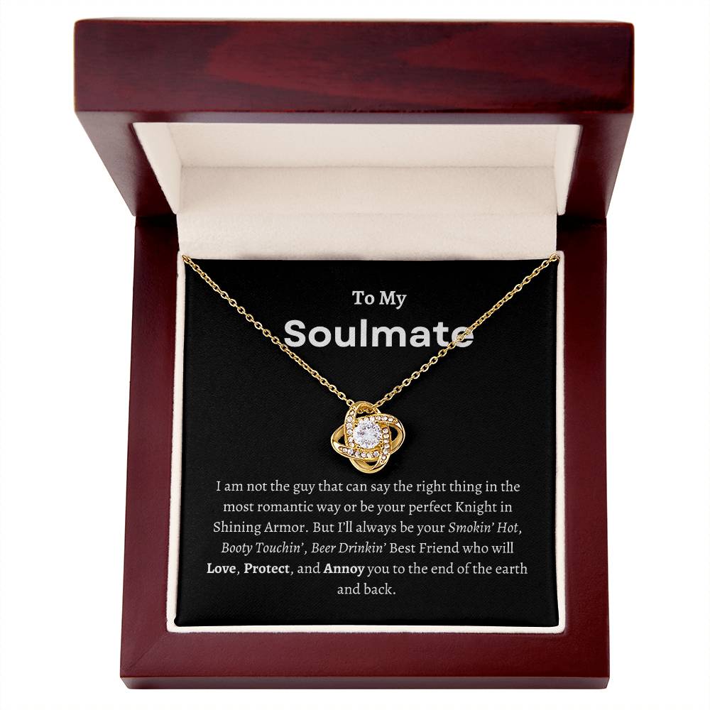 To My Soulmate| Love Knot Necklace