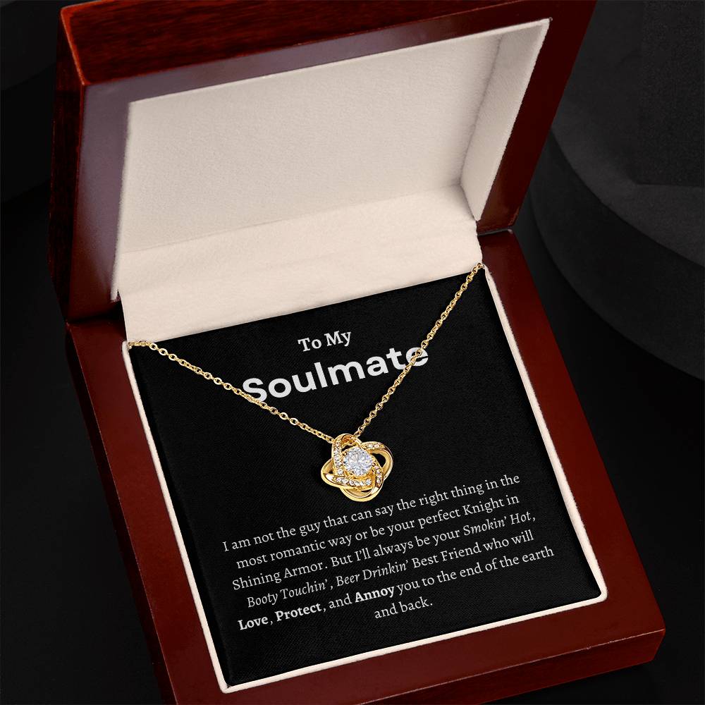 To My Soulmate| Love Knot Necklace